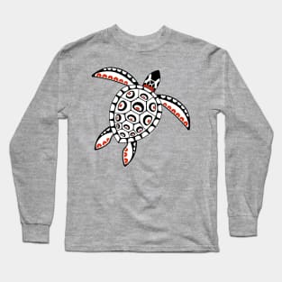 Haida sea turtle Long Sleeve T-Shirt